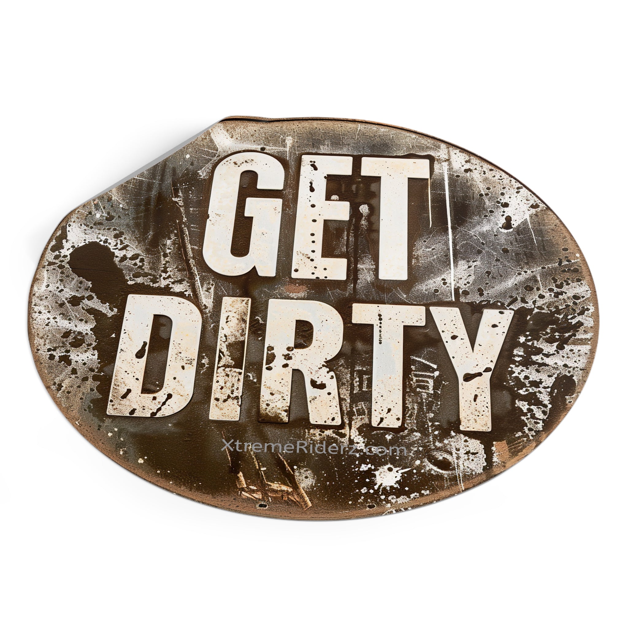 Get Dirty ATV- Xtreme Riderz - Round Vinyl Sticker